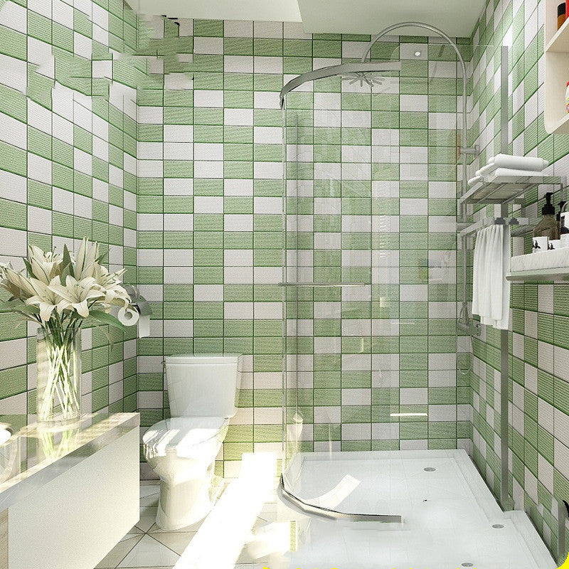 Bathroom tile waterproof self-adhesive wallpaper