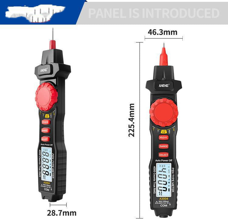 Small Portable Electrician Pen-shaped Universal Meter Intelligent Anti-burn Meter