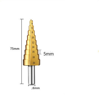 Pagoda drill bit universal metal reaming stainless steel special hole opener