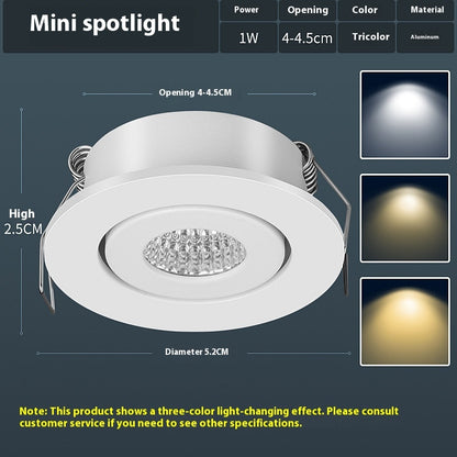 Led Mini Spotlight Embedded Concealed