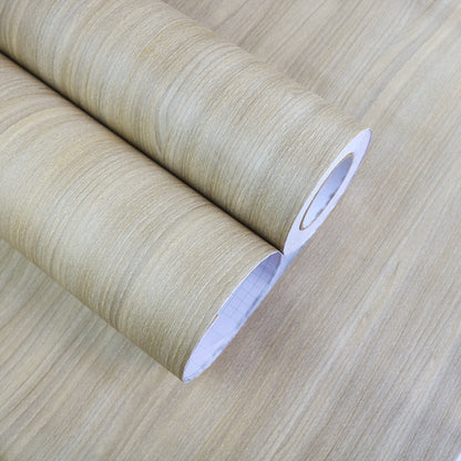 3D stereo waterproof pvc thick wood grain wallpaper