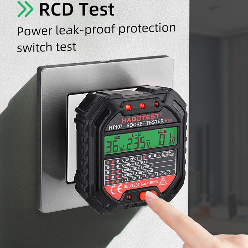 HT107BHT107DHT107E Socket Fault Tester