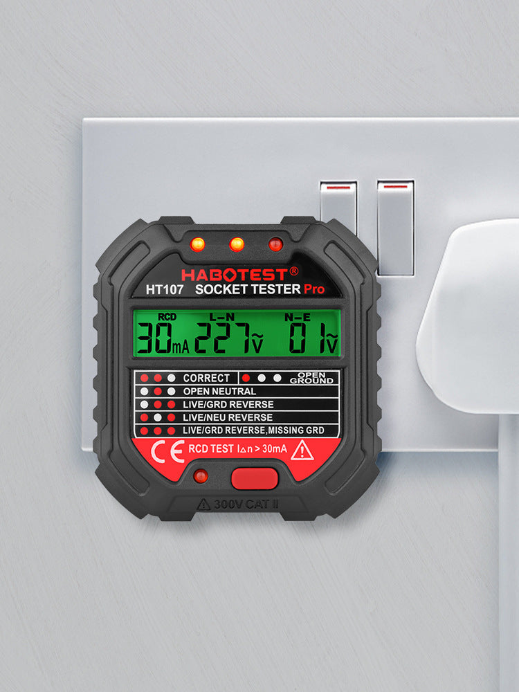 HT107BHT107DHT107E Socket Fault Tester