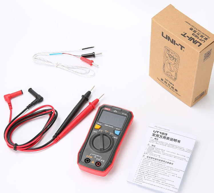 UNI-T UT123 Digital Pocket-sized Residential Multimeter