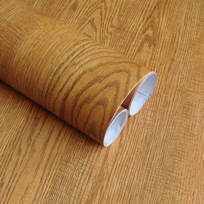 3D stereo waterproof pvc thick wood grain wallpaper