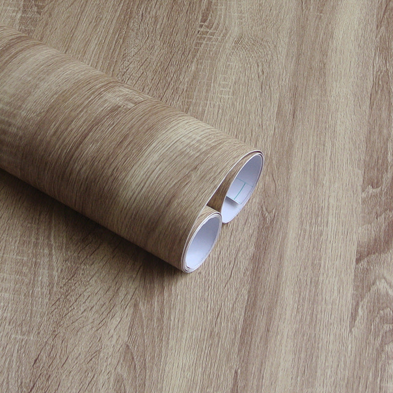 3D stereo waterproof pvc thick wood grain wallpaper