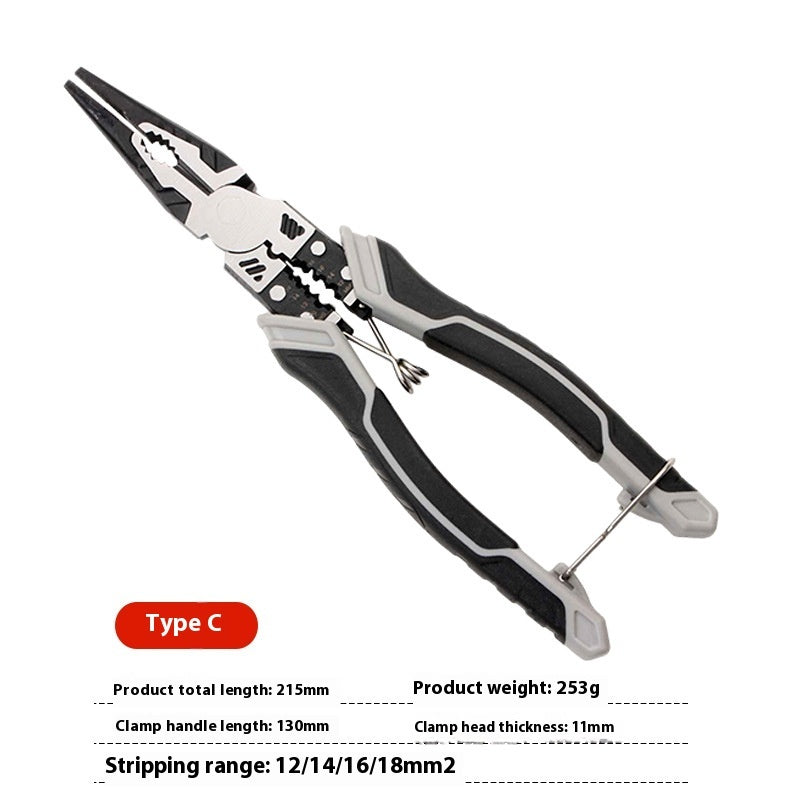 Factory Wholesale Vice Electrician Wire Cutter Tiger Plier Slanting Forceps 3-piece Multi-functional Home Use Set