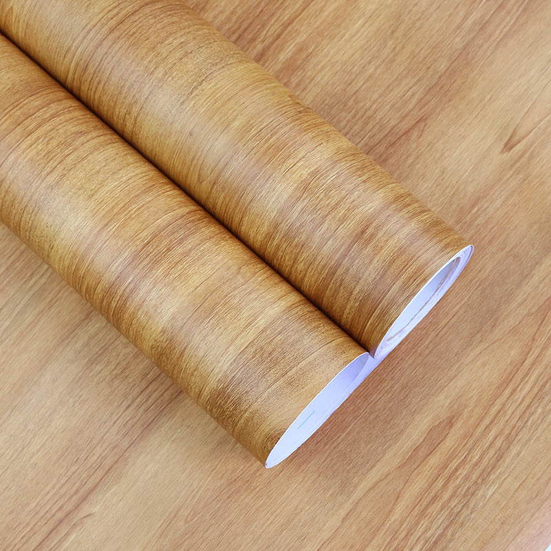 3D stereo waterproof pvc thick wood grain wallpaper