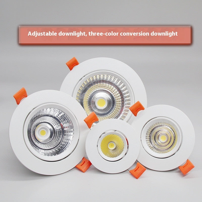 Shopping Mall Engineering Spotlight Hotel Aisle Ceiling Lamp 75 Hole COB Downlight