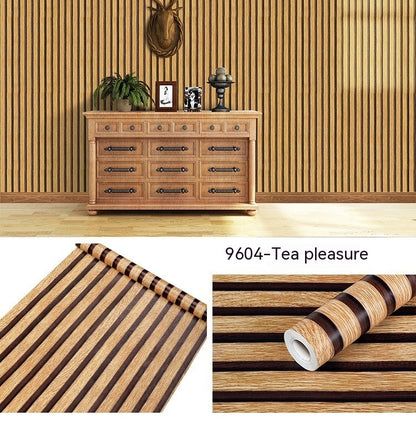 Grille Background Wallpaper Self-adhesive Bedroom Decoration