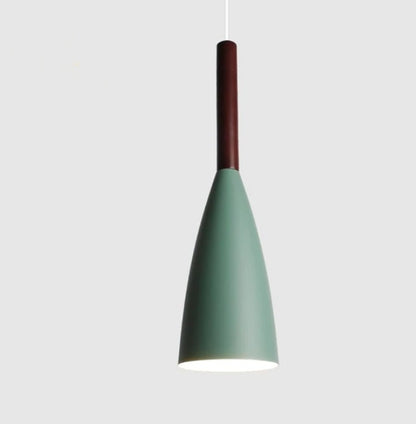 Nicolai, Nordic Inspired Pendant Light in Black, Blue, Green and White