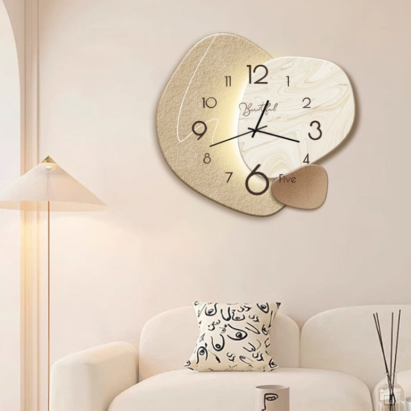 Living Room Affordable Luxury Fashion Simple And Modern Decoration Clock