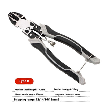 Factory Wholesale Vice Electrician Wire Cutter Tiger Plier Slanting Forceps 3-piece Multi-functional Home Use Set