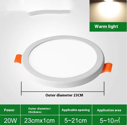 Household Square Circular Corridor Corridor Free Opening Tube Light