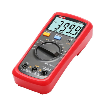 UNI-T UT136C+ Digital Multimeter 1000V 10A Auto Power Off AC DC Voltage Current Ohm Diode Meter Temperature Test